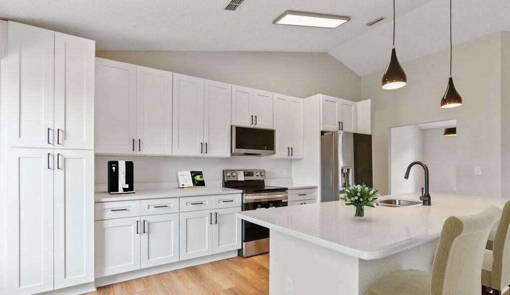 white kitchen remodeling near me